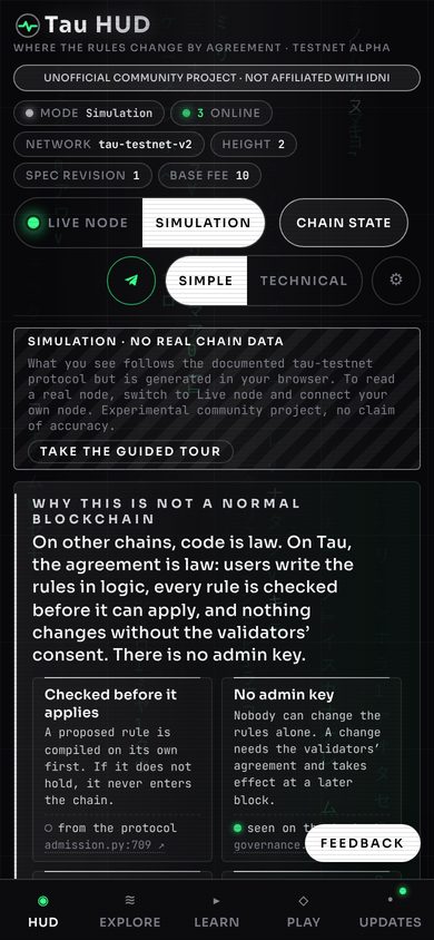 HUD on a phone